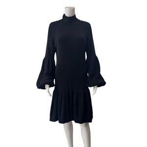 anne fontaine Black Pascaline Knit Dress size Large